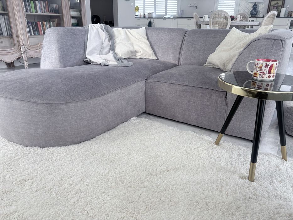 Designerska sofa narożna Christian Lacroix, 3-osobowa