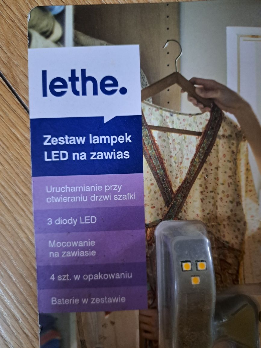 Zestaw lampek LED na zawias lethe 2 komplet