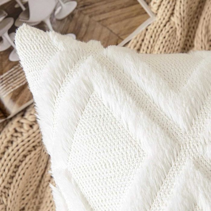 Nowe poszewki na poduszki / 40x40cm / poszewka / 2szt / ecru !3025!