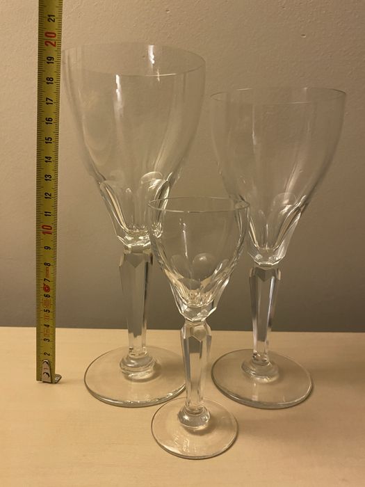 Copos de cristal Marinha Grande anos 60 (modelo unico)