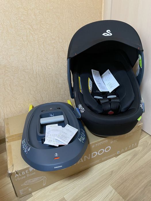 Автокресло Swandoo Albert + База Isofix,адаптеры 0-13 кг Австрия