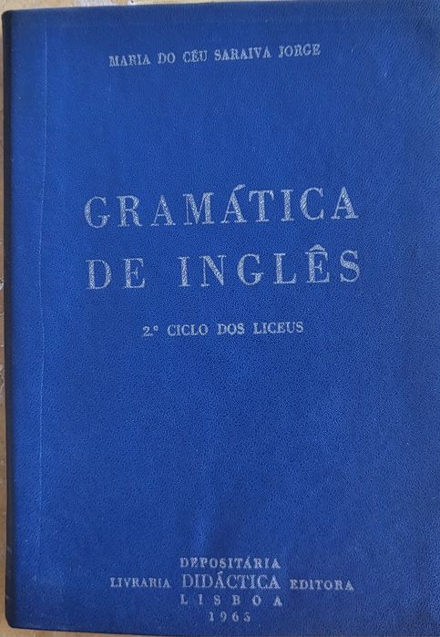 Gramática de Inglês - Maria do Céu Saraiva Jorge