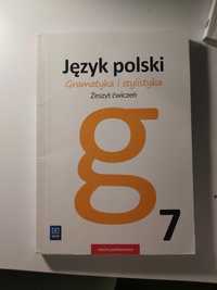 język polski gramatyka I stylistyka klasa 7