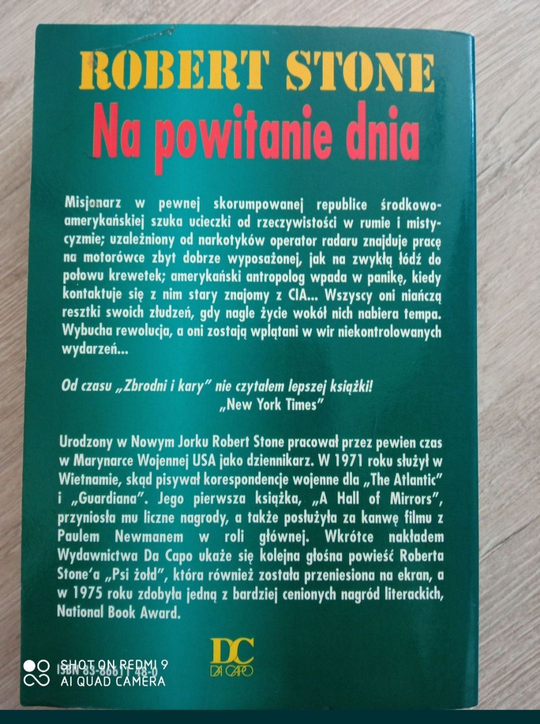 Na powitanie dnia. Robert Stone