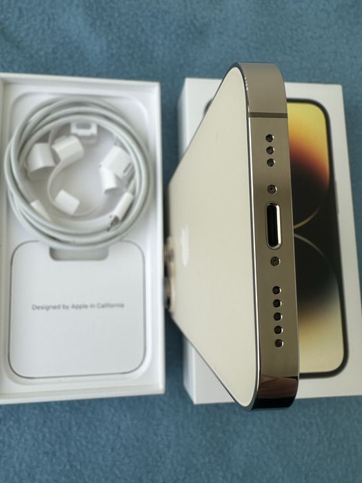 IPhone 14 Pro Gold 256Gb, Neverlock, стан ідеал, коробка, чек