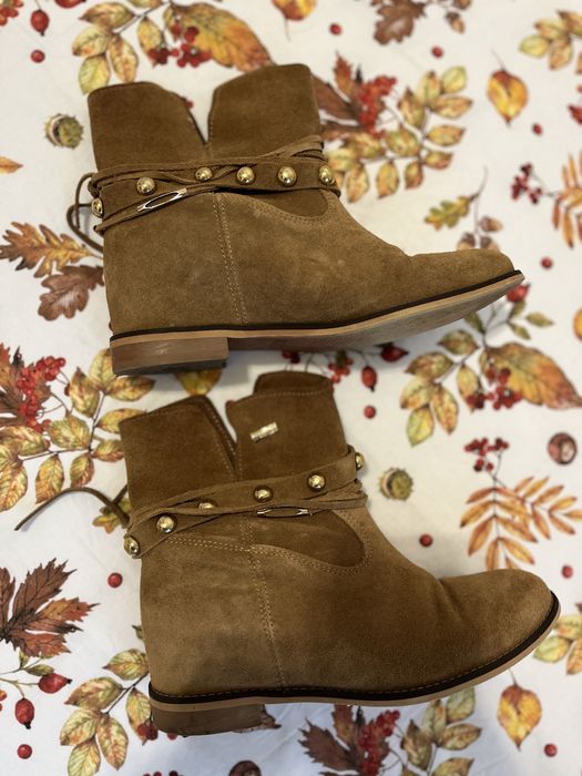 Buty botki skórzane 37 Bocci