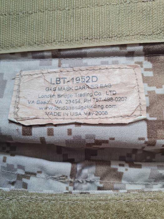Ładownica kieszeń AOR1 US Army NAVY Seals LBT-1952D NWU Gas mask Cargo
