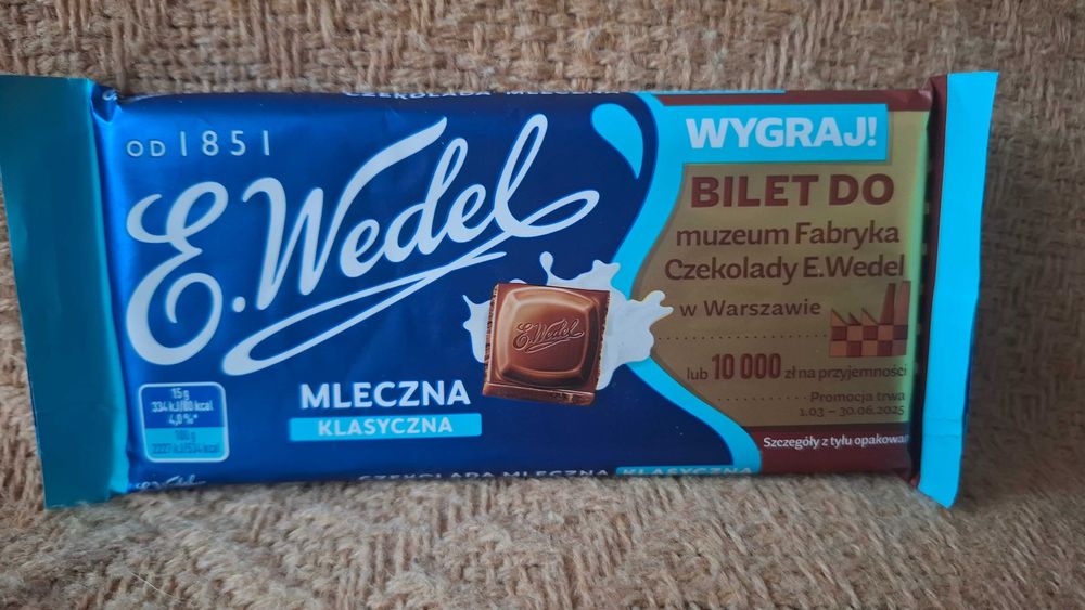 Czekolada E. Wedel mleczna klasyczna 90 g