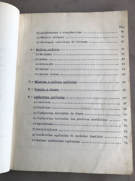 Inquerito Agricola e Florestal - Concelho de Baião