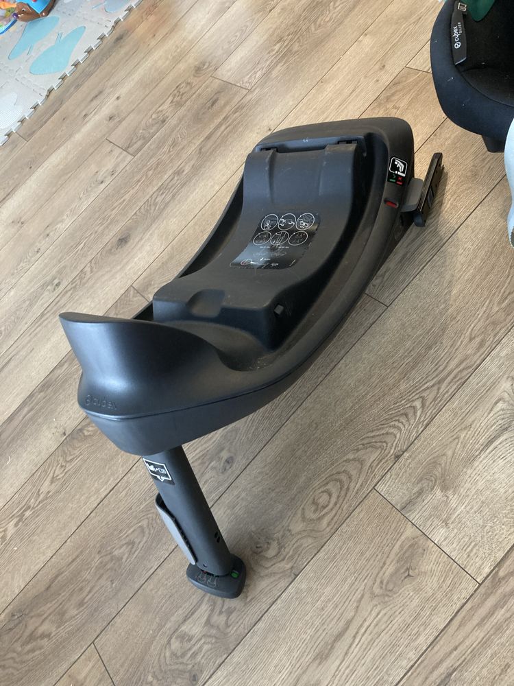 Fotelik łupina cybex aton b2 i-size z bazą plus adaptery do wózka