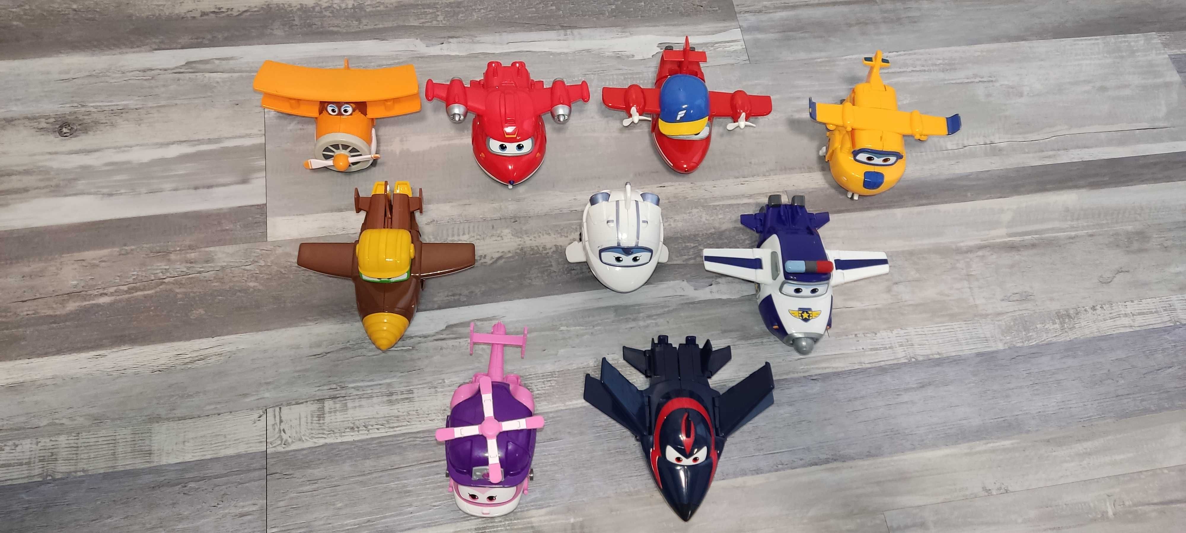 Super Wings Robot Samolot TRANSFORMUJĄCY DUŻA Zestaw x9 LUB jedna