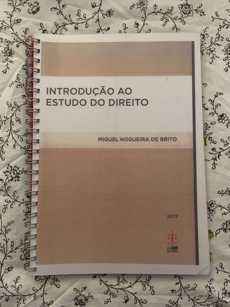 Introdução ao Estudo do Direito - Miguel Nogueira de Brito