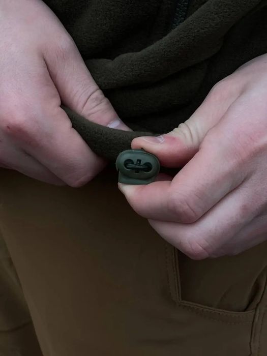 Флісова кофта з капюшоном військова олива фліска флиска военная зсу