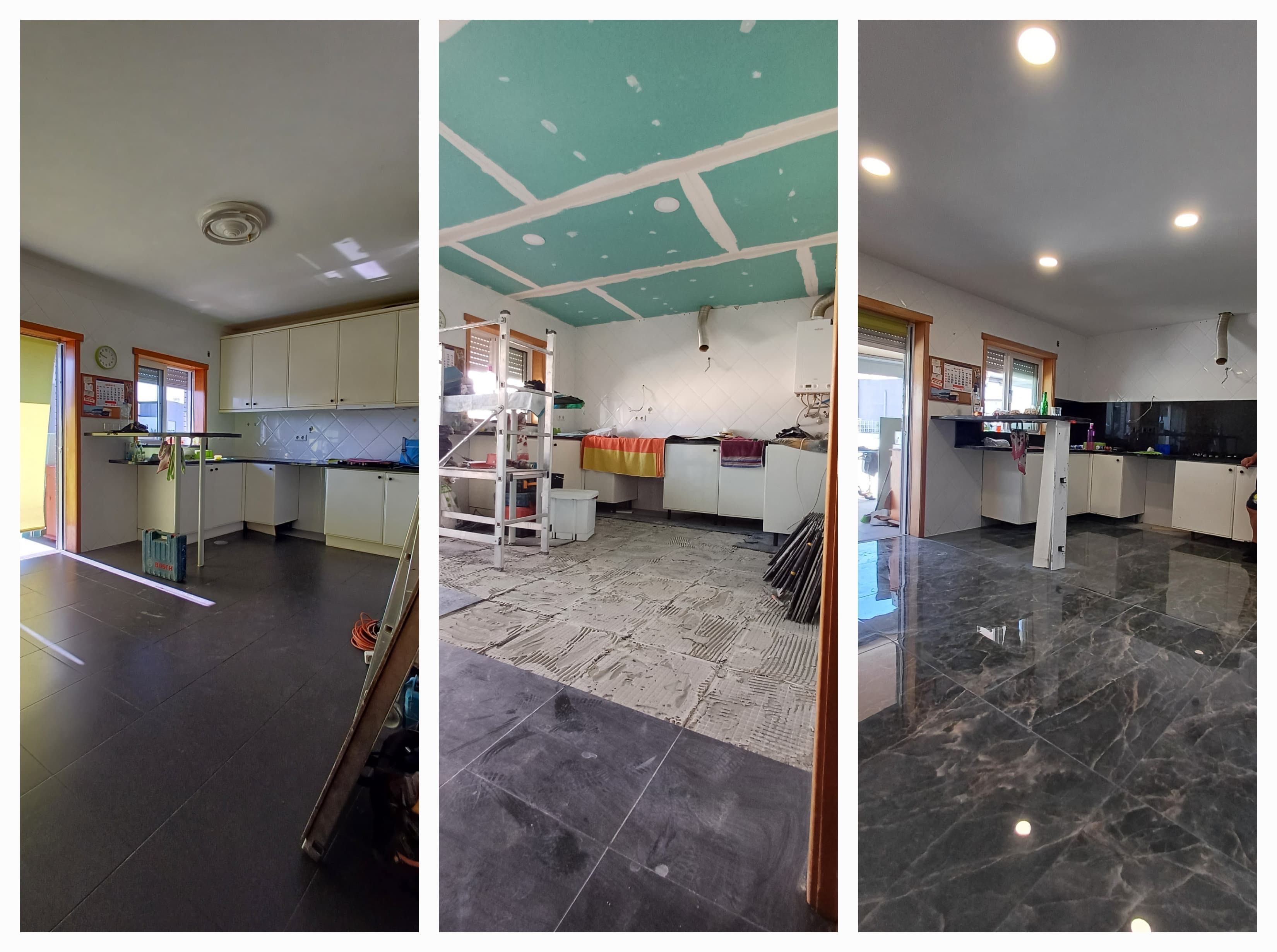 Remodelação, pladur, flutuante, cerâmica…