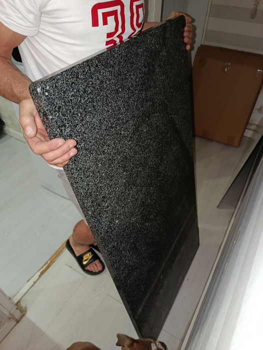 Pedra mármore preta bancada cozinha