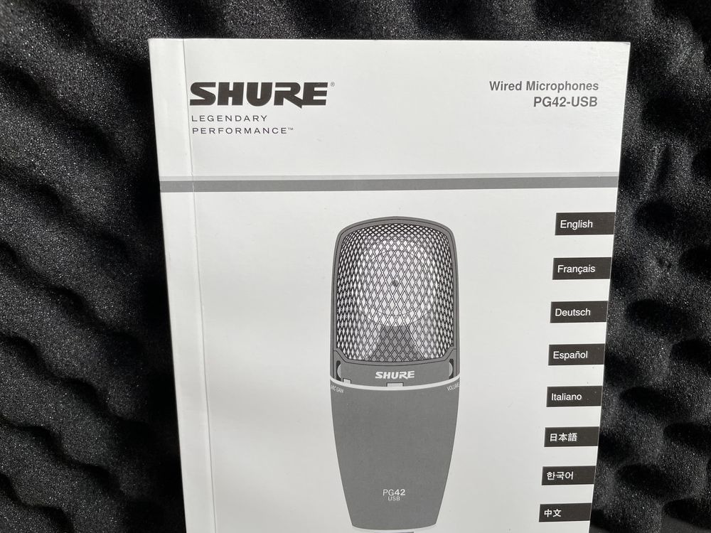 Mikrofon pojemnościowy shure PG42 studyjny