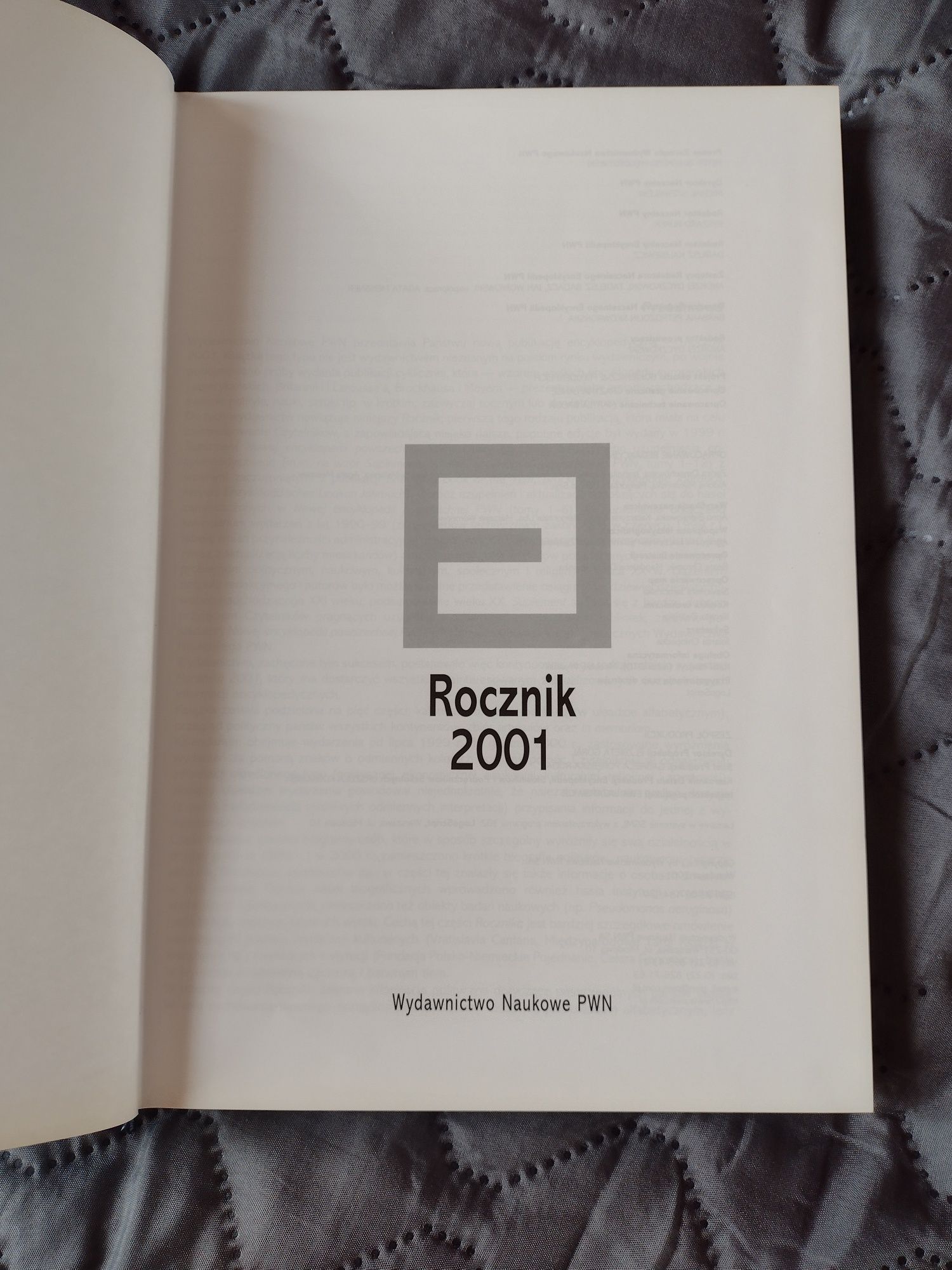 Encyklopedia - Rocznik 2001