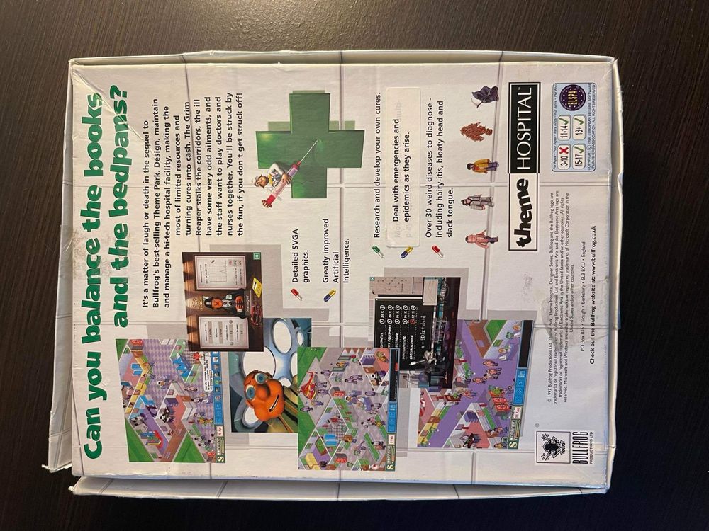 Theme Hospital ENG Big Box