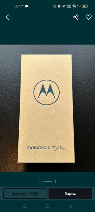 Motorola edge 30 fusion blue vegan