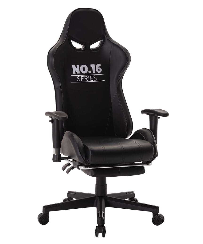 Fotel dla gracza Infini series No.16 Black, regulowane oparcie