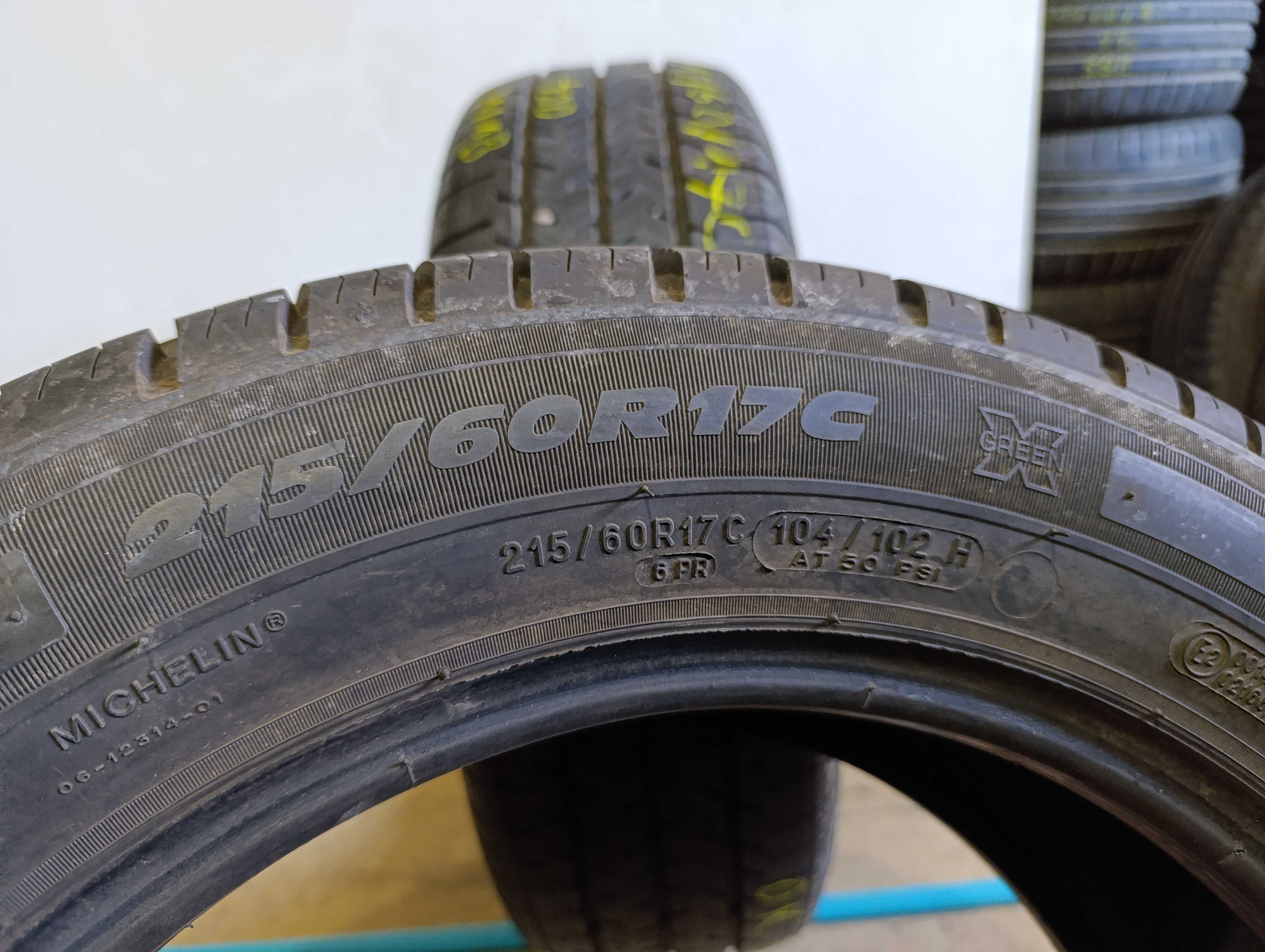 2x 215/60 R17C 104/102H Michelin Agilis 21/18r 7,5mm