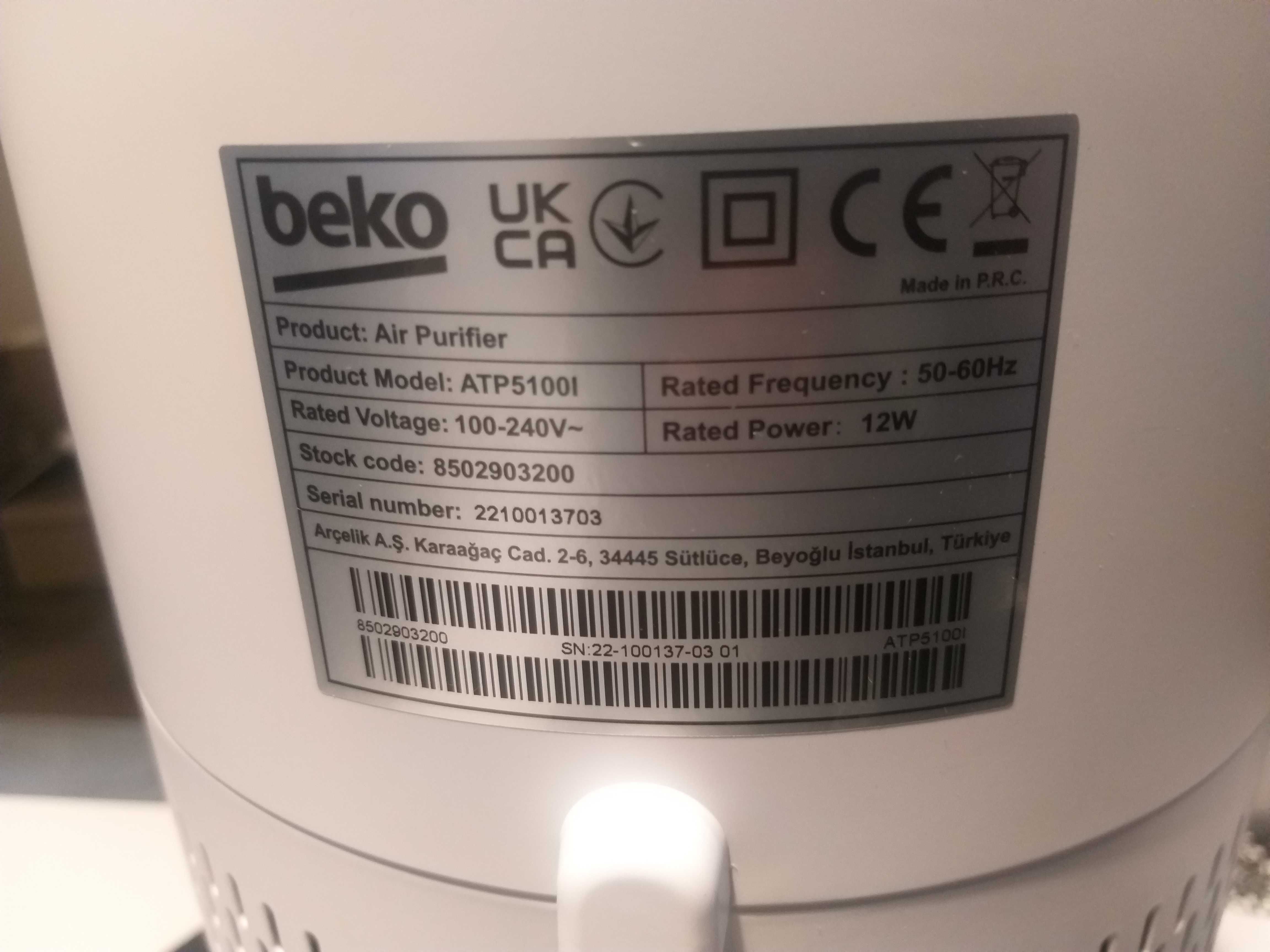 BEKO Oczyszczacz powietrza ATP5100I