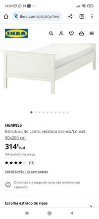 Cama Hemnes IKEA baixa de preço.!