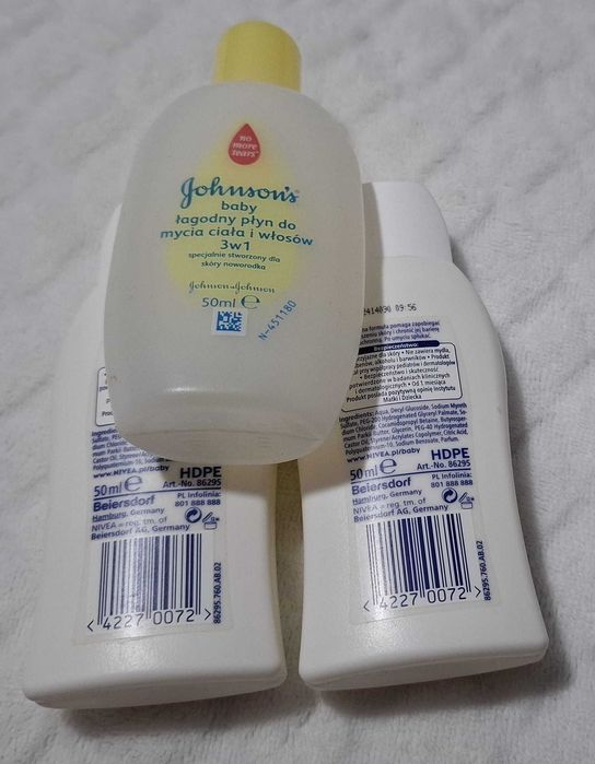 Buteleczki plastikowe 50ml, 10,5cm, 3szt (Kreatywne, Pojemniki)