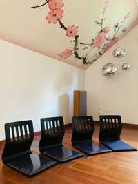 Krzesła japońskie Tatami Zaisu