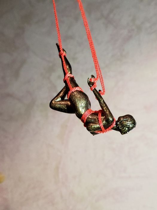 Шибари, подвеска в машину.