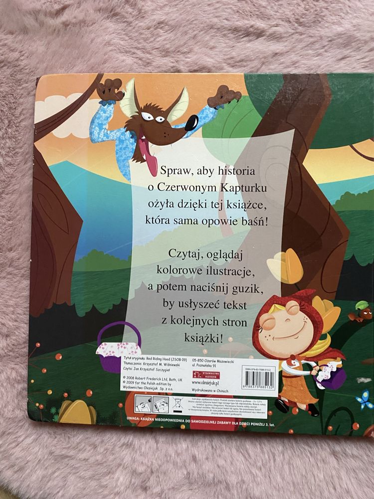Książka z dzwiękiem Czerwony Kapturek