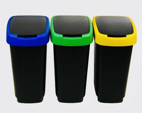 ROTHO Twist - kosz na śmieci - 3 x 25l