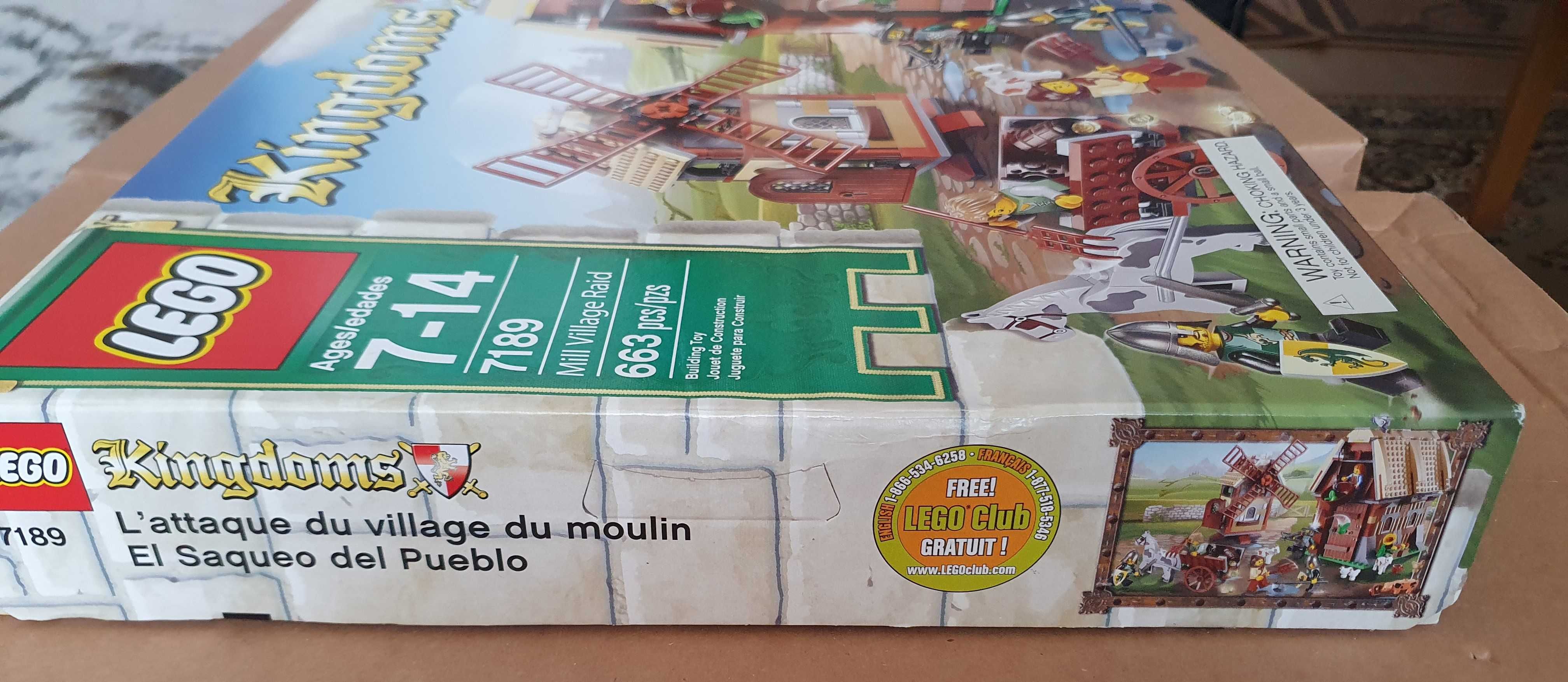 nowe LEGO 7189 Kingdoms Najazd na wioskę z młynem Mill Village Raid