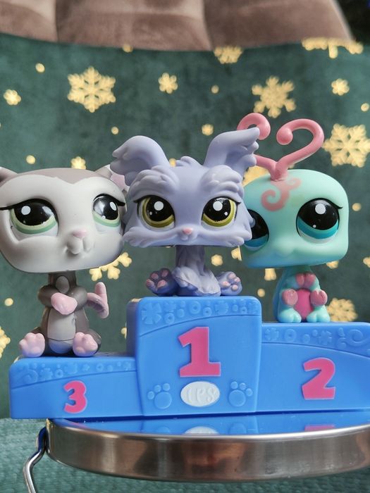 Littlest pet shop zestaw figurek Hasbro LPS podium