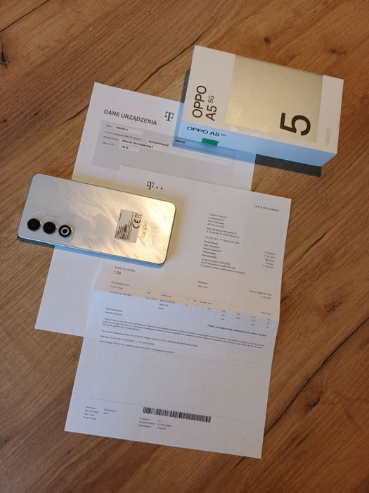 Nowy Oppo A5 5G gwar24msc faktura nieużywany