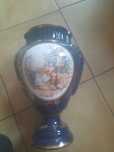 Pote decorativo vintage com tampa