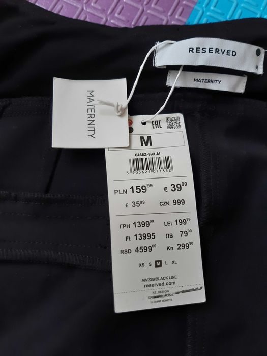 spodnie ciążowe Reserved M nowe
