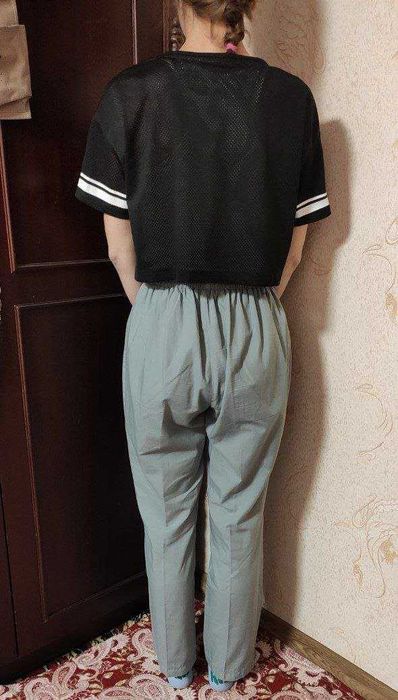 Штаны серые к медицинскому костюму размер 52-54