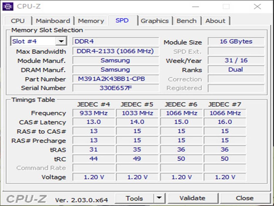 DDR4 16GB Samsung 2133P -Komputer