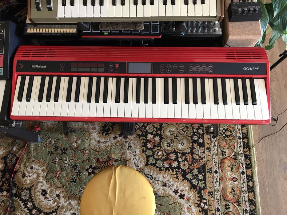 Synth; teclado;Roland Go Keys como novo , com saco Roland tipo mochila