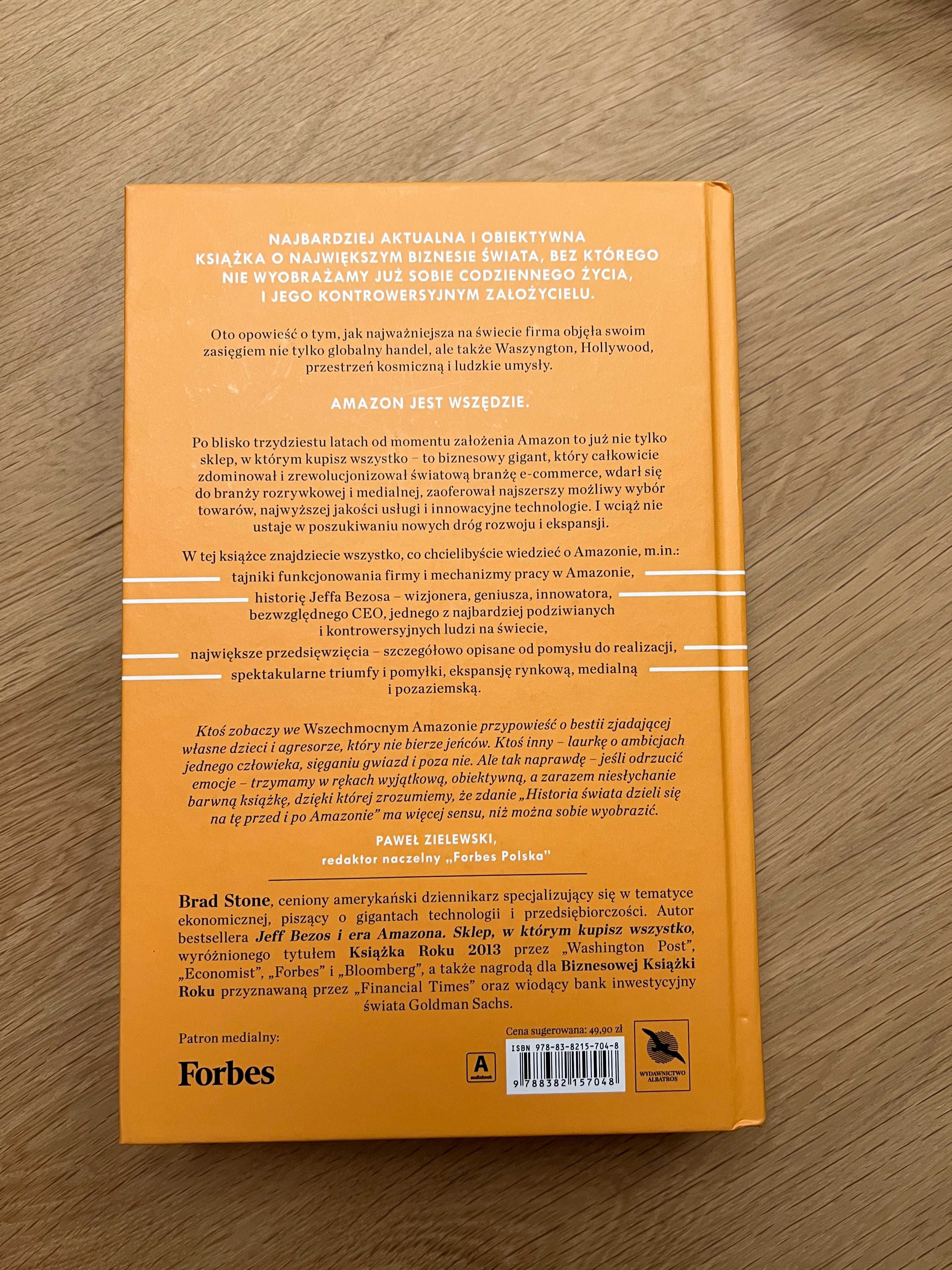 Wszechmocny Amazon – Brad Stone, twarda oprawa, stan bdb