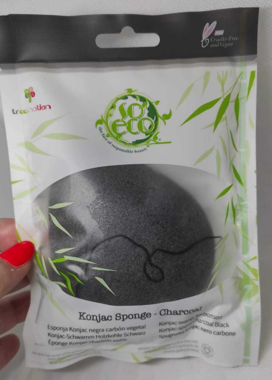 So Eco Konjac Face Sponge - Charcoal - NOVA