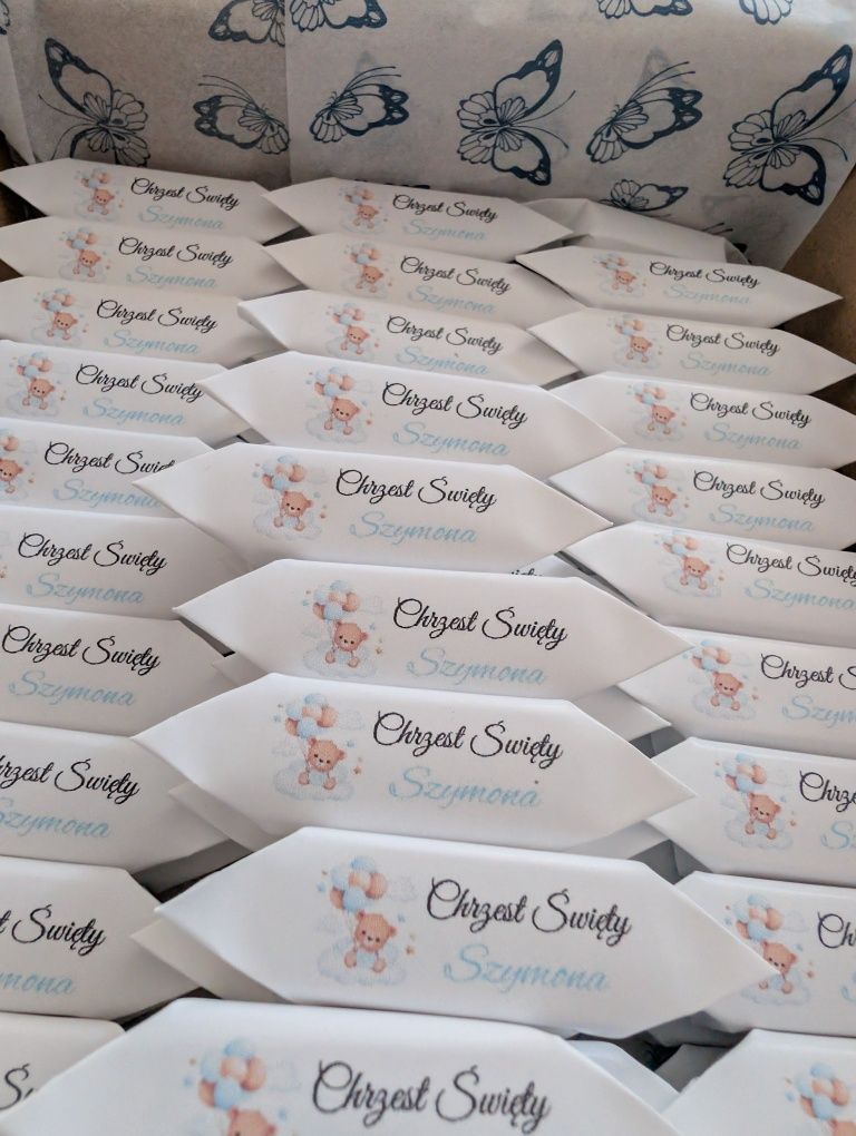 Krówki personalizowane na Chrzest Święty
