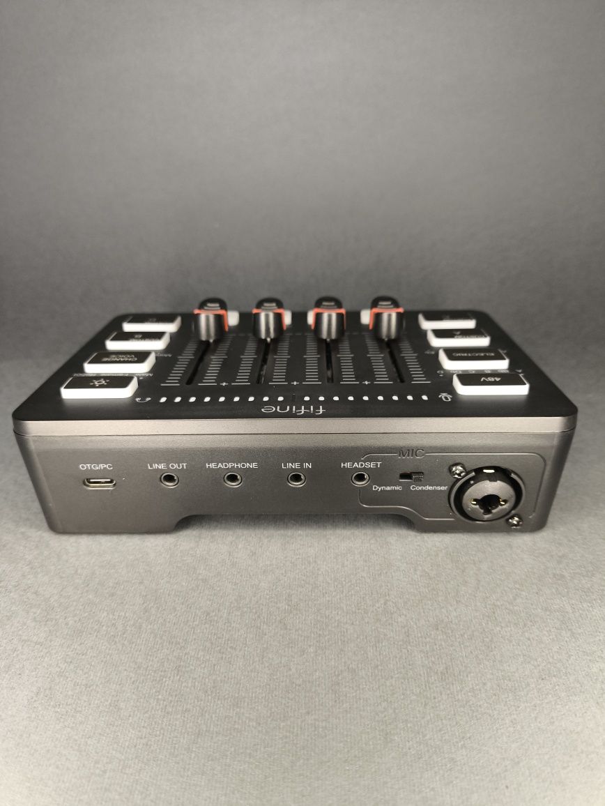 ‼️Fifine SC3 - Мікшер XLR, аудіоінтерфейс для стримів + гарантія 90 дн