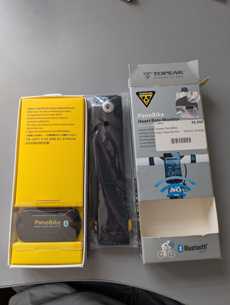 Pulsometr Topeak Panobike Bluetooth Smart Schwarz