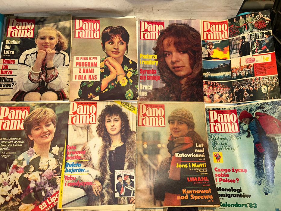 Czasopismo PANORAMA - lata  80-te - PRL !
