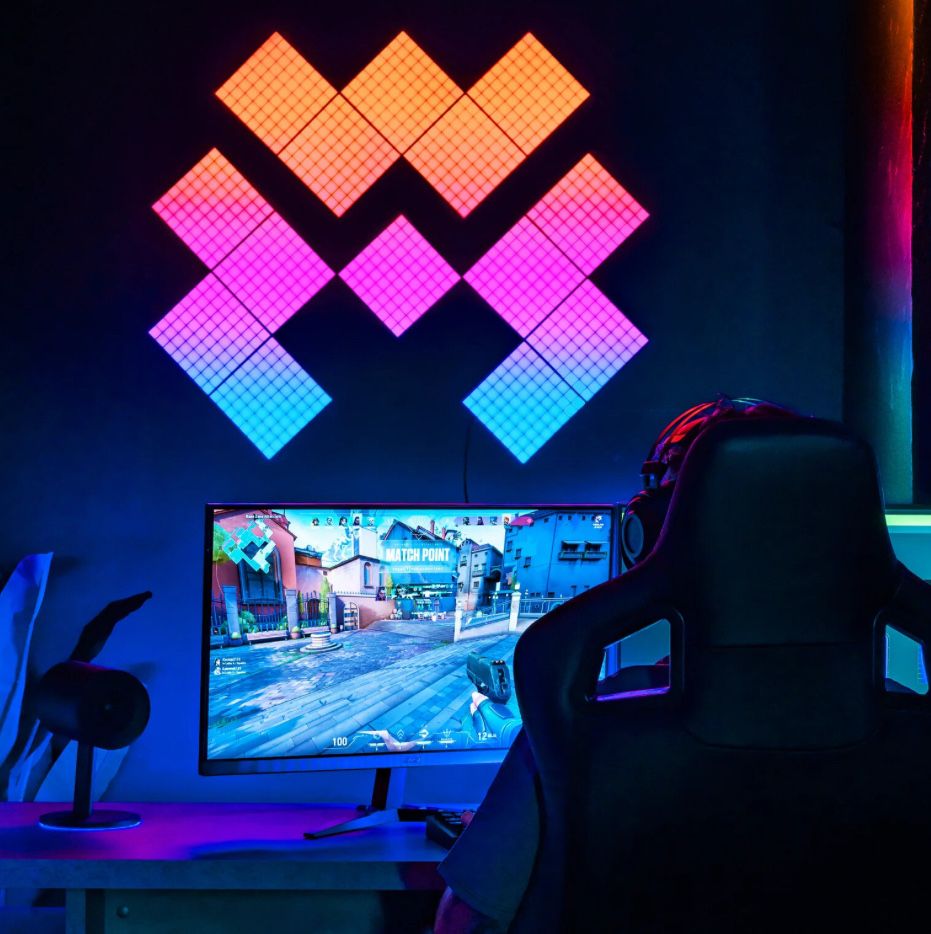 Twinkly Squares panel LED (3szt) RGBW (rozszerzenie do zestawu 5+1)