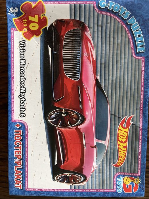 Puzzle 70 el hot wheels