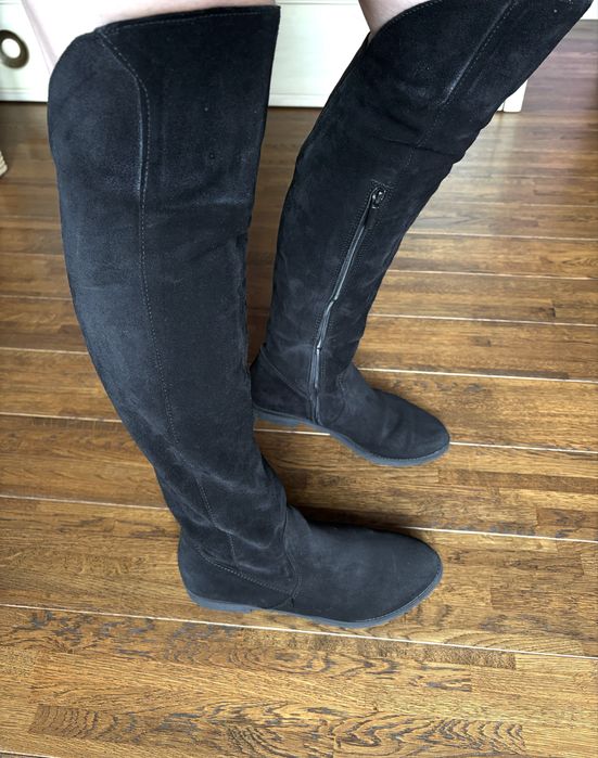 Ботфорди замшеві 38р