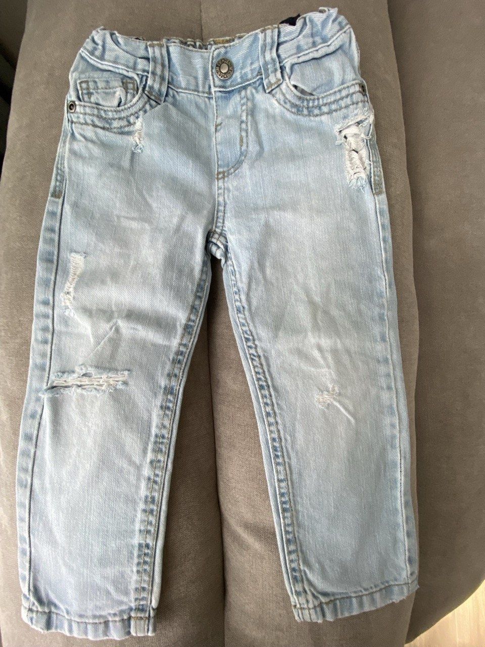 Літні дитячі джинси  Straight, розмір 98